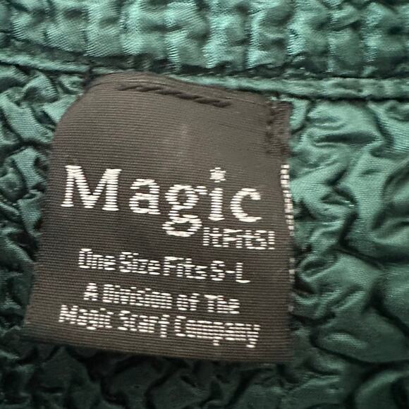 Vintage Womens Magic It Fits Textured Zip-Up Jacket Size S Maximalist Eclectic - Picture 2 of 9